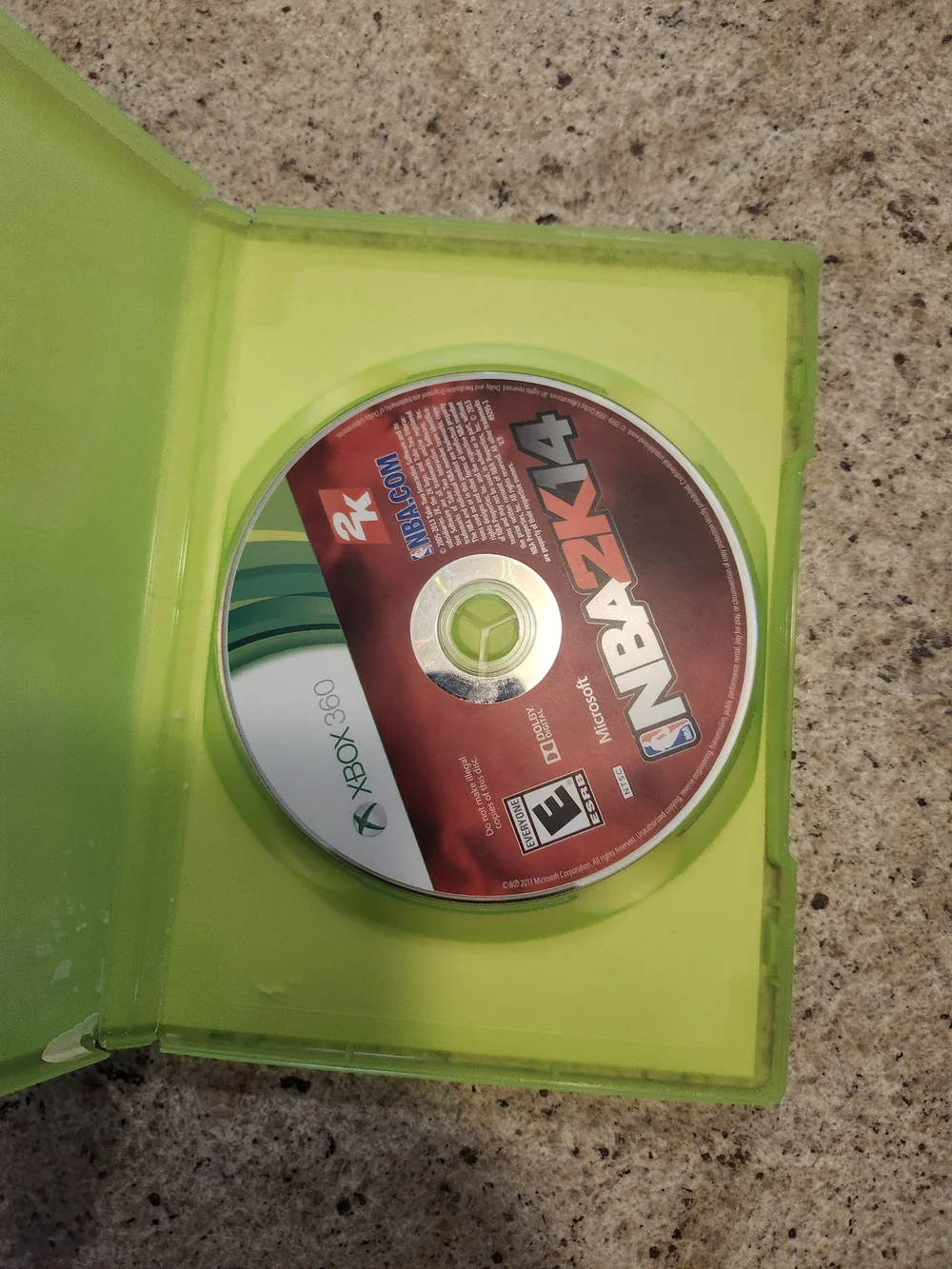 Microsoft Xbox 360 NBA 2K14 Game - Red, White, Green
